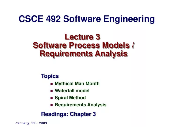 lecture 3 software process models requirements analysis