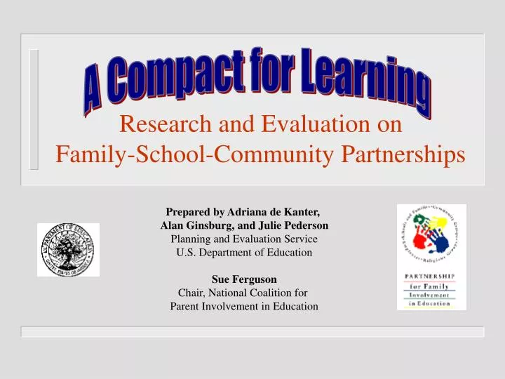 research and evaluation on family school community partnerships