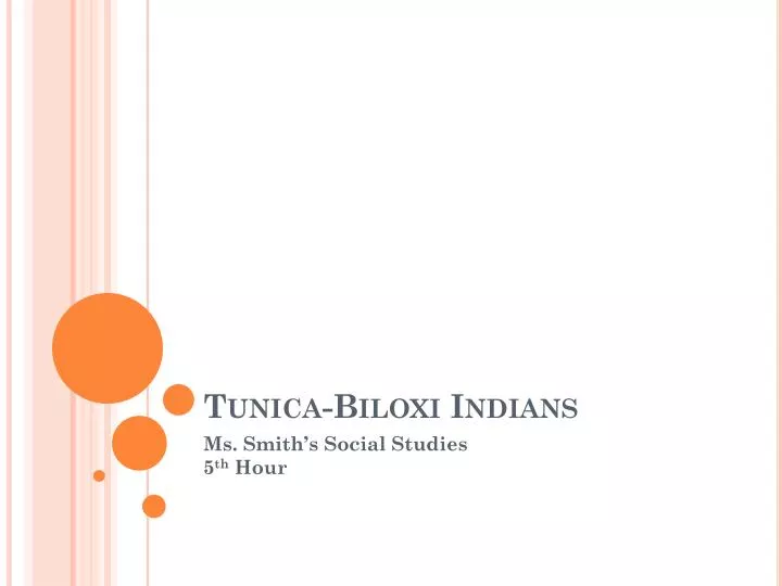 tunica biloxi indians