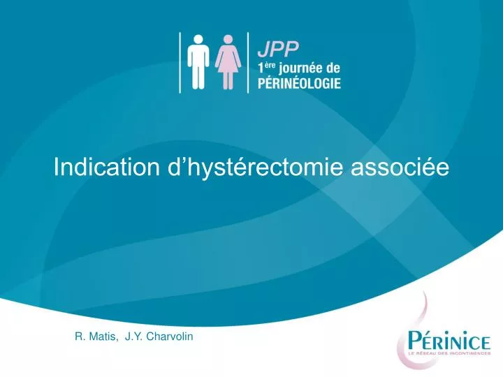 indication d hyst rectomie associ e