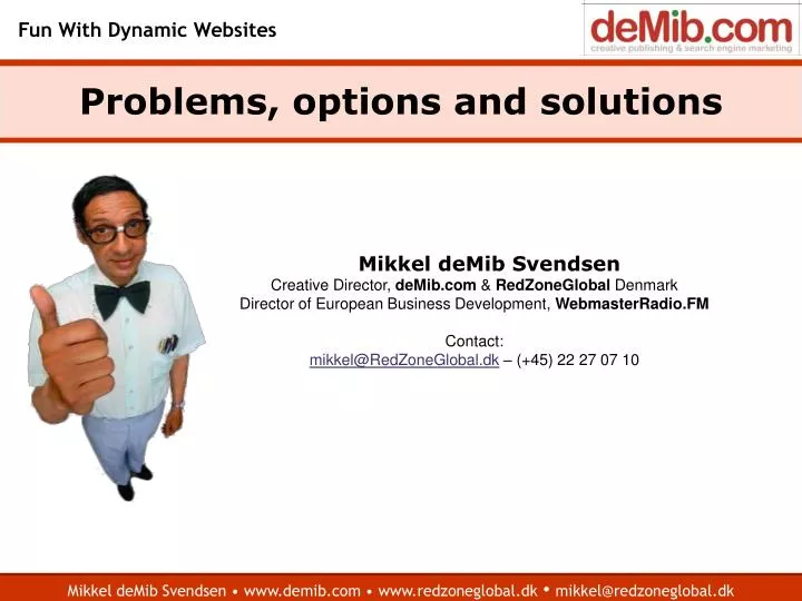problems options and solutions