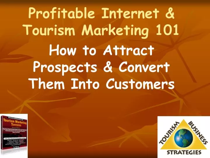profitable internet tourism marketing 101 how to attract prospects convert them into customers