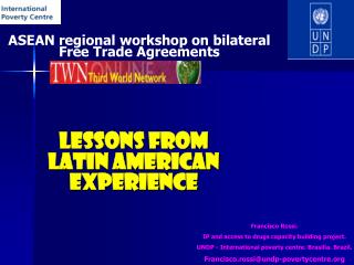 ASEAN regional workshop on bilateral Free Trade Agreements