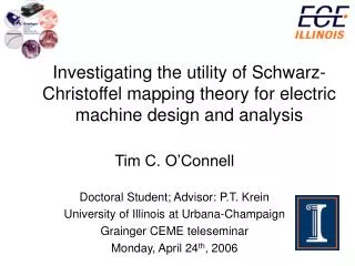 Investigating the utility of Schwarz-Christoffel mapping theory for electric machine design and analysis