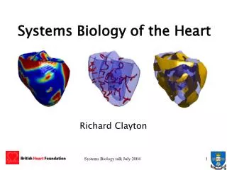 Systems Biology of the Heart