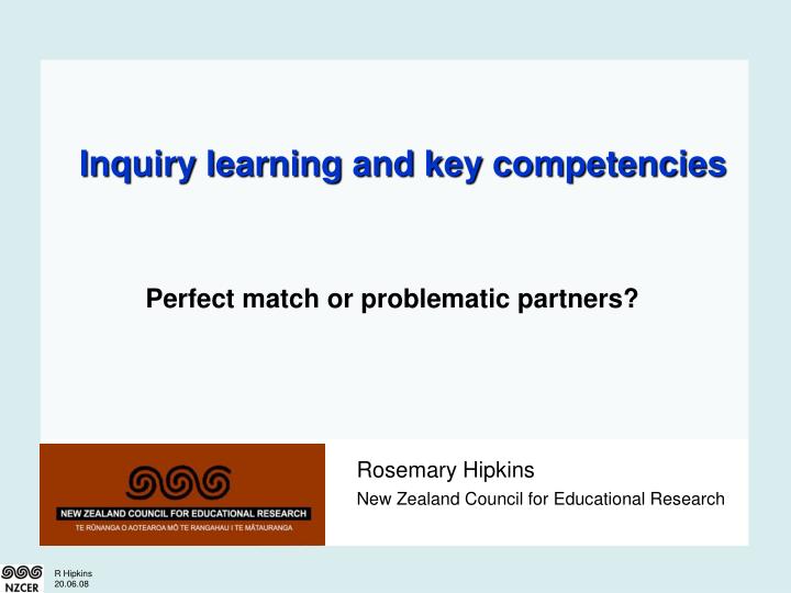 inquiry learning and key competencies