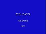 ICD-10-PCS - slide 1