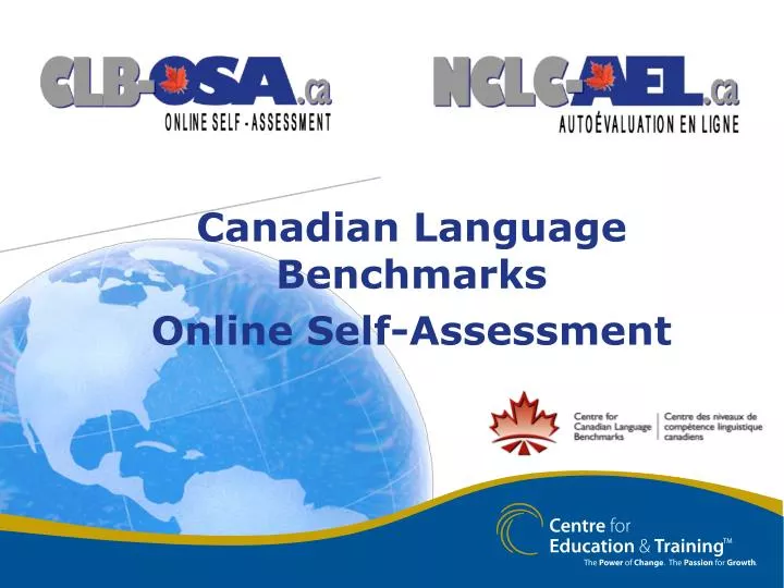 canadian language benchmarks online self assessment