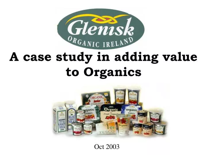 a case study in adding value to organics