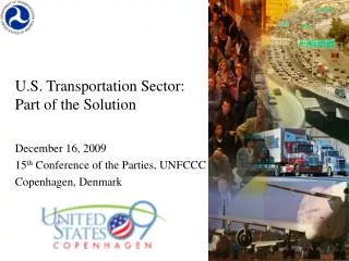 U.S. Transportation Sector: Part of the Solution