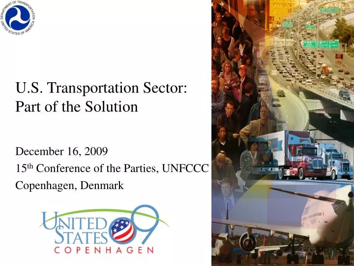 u s transportation sector part of the solution