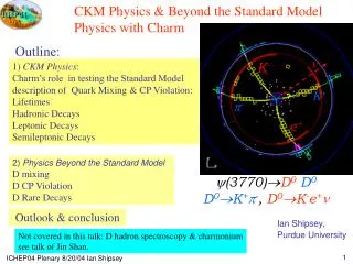 CKM Physics &amp; Beyond the Standard Model Physics with Charm
