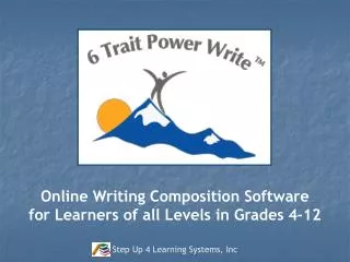 Online Writing Composition Software for Learners of all Levels in Grades 4-12