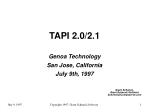 TAPI 2.0/2.1 - slide 1
