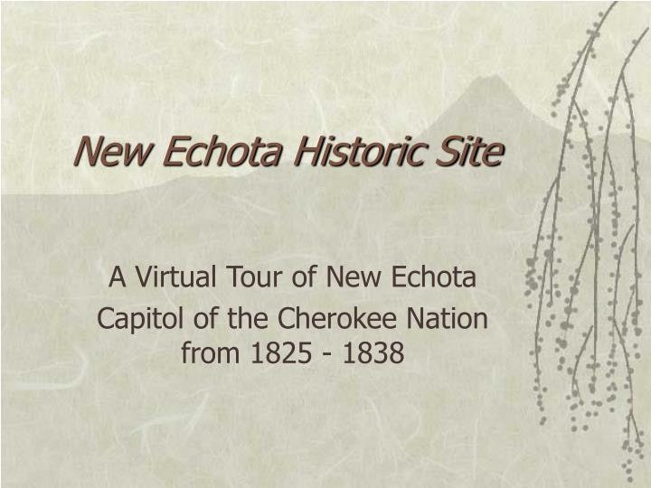 new echota historic site
