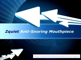 Buy ZQuiet - FDA Cleared Anti-Snoring Device