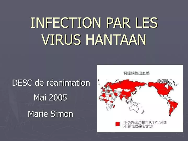 infection par les virus hantaan