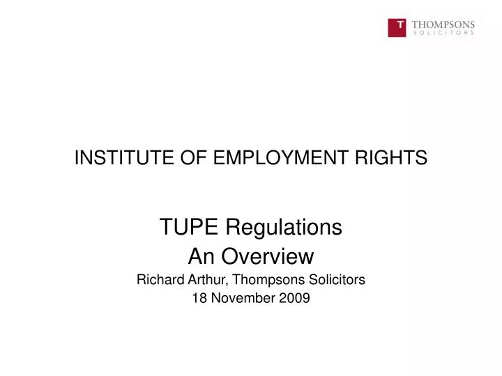 institute of employment rights