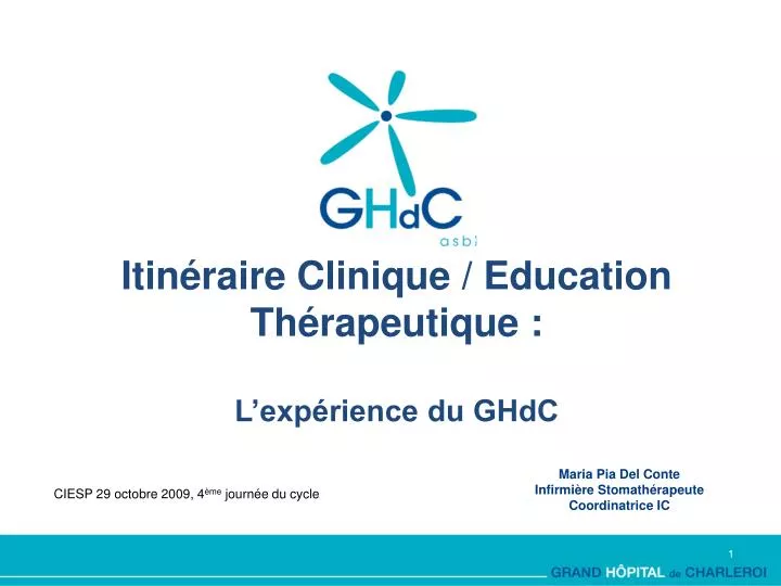 itin raire clinique education th rapeutique l exp rience du ghdc