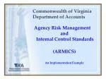 Commonwealth of Virginia Department of Accounts