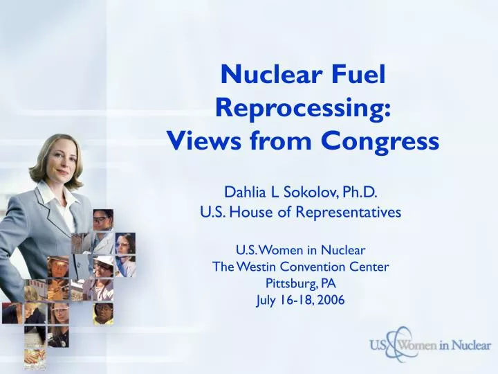 nuclear fuel reprocessing views from congress