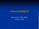 CAS CLINIQUE - slide 1