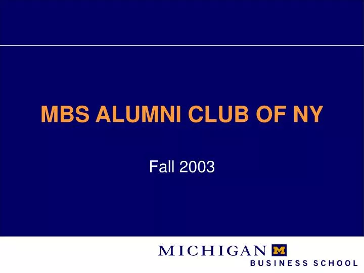 mbs alumni club of ny