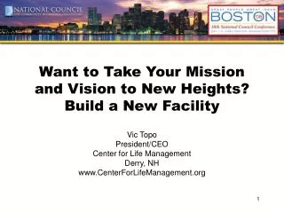 Want to Take Your Mission and Vision to New Heights? Build a New Facility