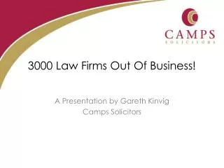 3000 Law Firms Out Of Business!