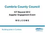 Cumbria County Council - slide 1