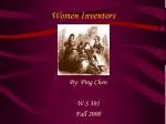 Women Inventors - slide 1