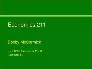 Economics 211