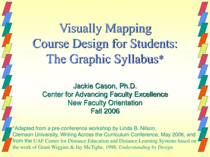 visually mapping course design for students the graphic syllabus