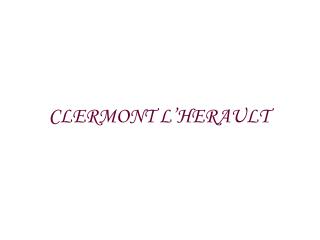 CLERMONT L’HERAULT