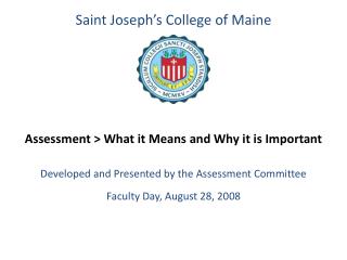 Assessment &gt; What it Means and Why it is Important