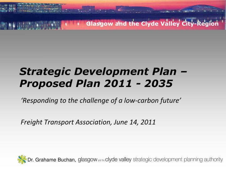 strategic development plan proposed plan 2011 2035