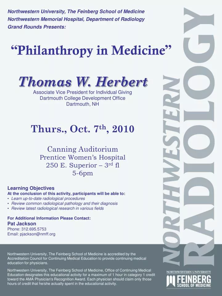 philanthropy in medicine