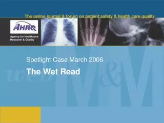 Spotlight Case March 2006