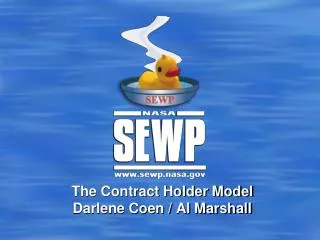 The Contract Holder Model Darlene Coen / Al Marshall