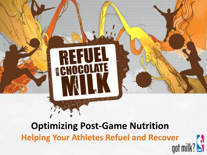 optimizing post game nutrition