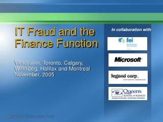 IT Fraud and the Finance Function