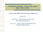 Distributed Leadership…A Tool for the School Improvement Journey - slide 1