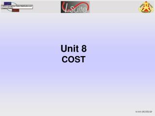 Unit 8 COST