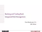 Banking and Trading Book Integrated Risk Management - slide 1