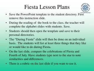 Fiesta Lesson Plans
