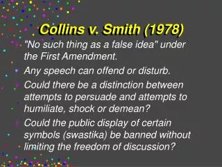 Collins v. Smith (1978)
