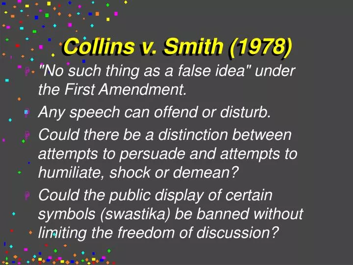 collins v smith 1978