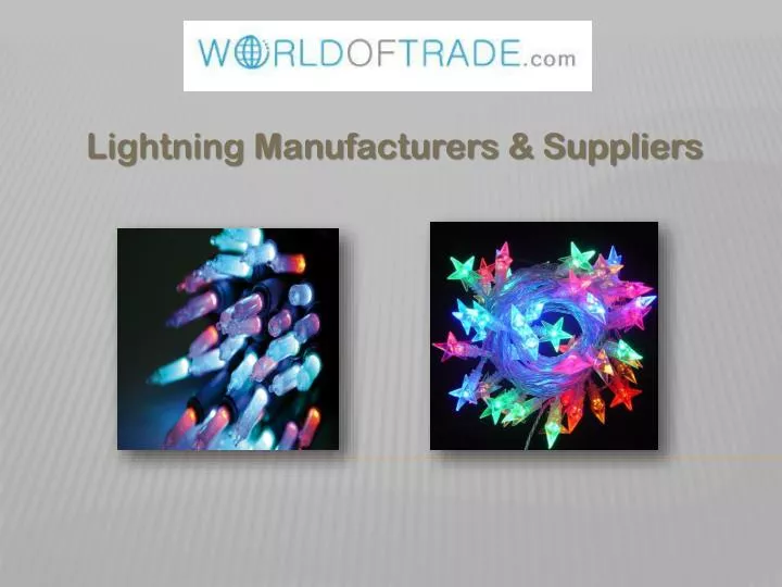 lightning manufacturers suppliers
