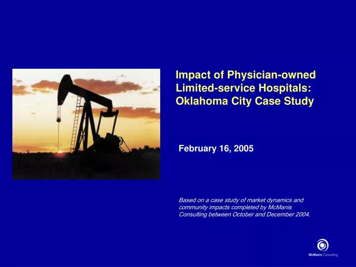 impact of physician owned limited service hospitals oklahoma city case study