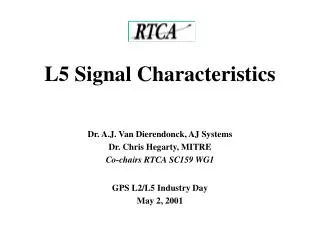 L5 Signal Characteristics